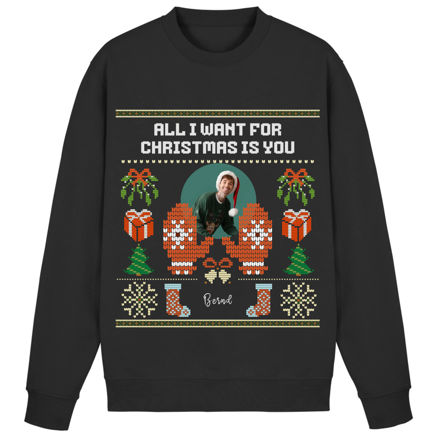 Christmas Couple Sweater - All I Want For Christmas Is You -