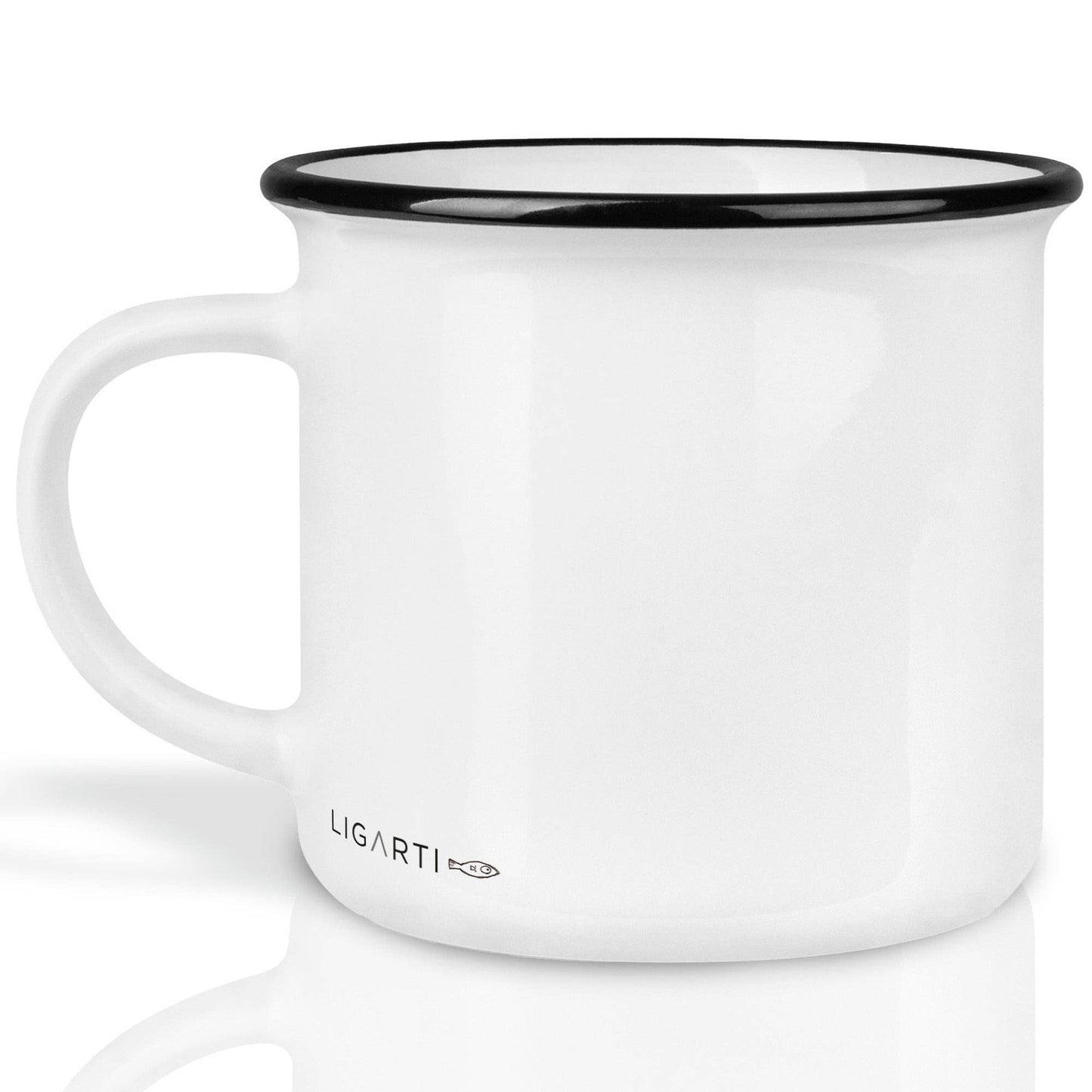 Keramiktasse – "Neugierige Mieze"