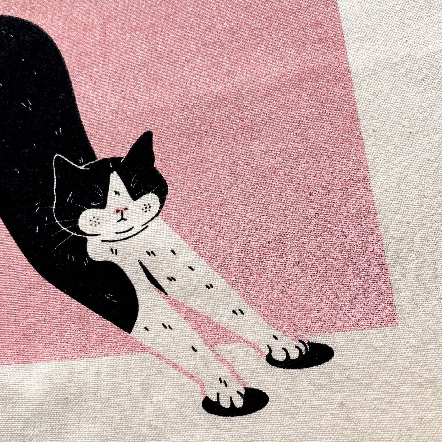 Tote Bag - Tragetasche Katze "Dehnen"