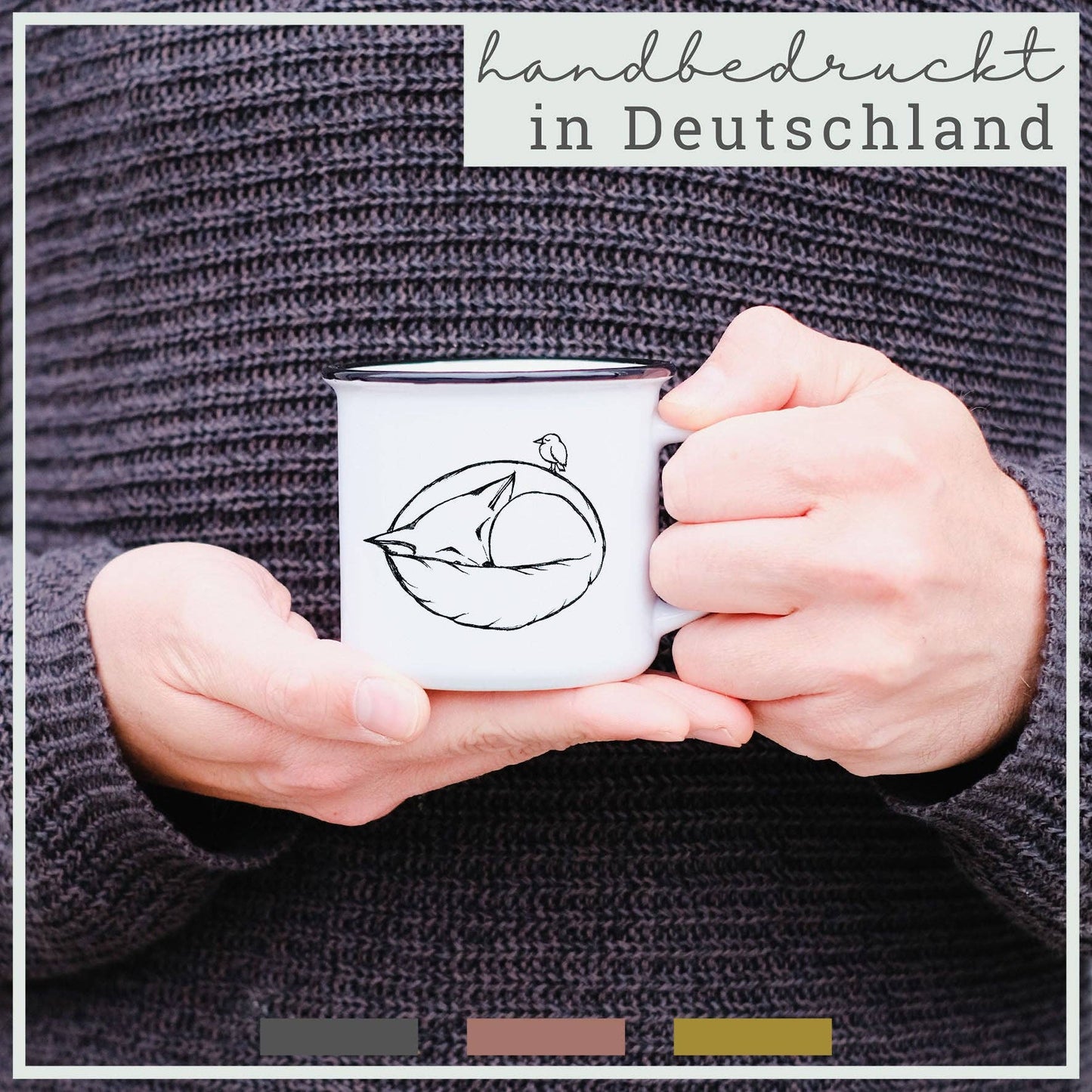 Tasse mit Katze aus Keramik "Pastakatze"