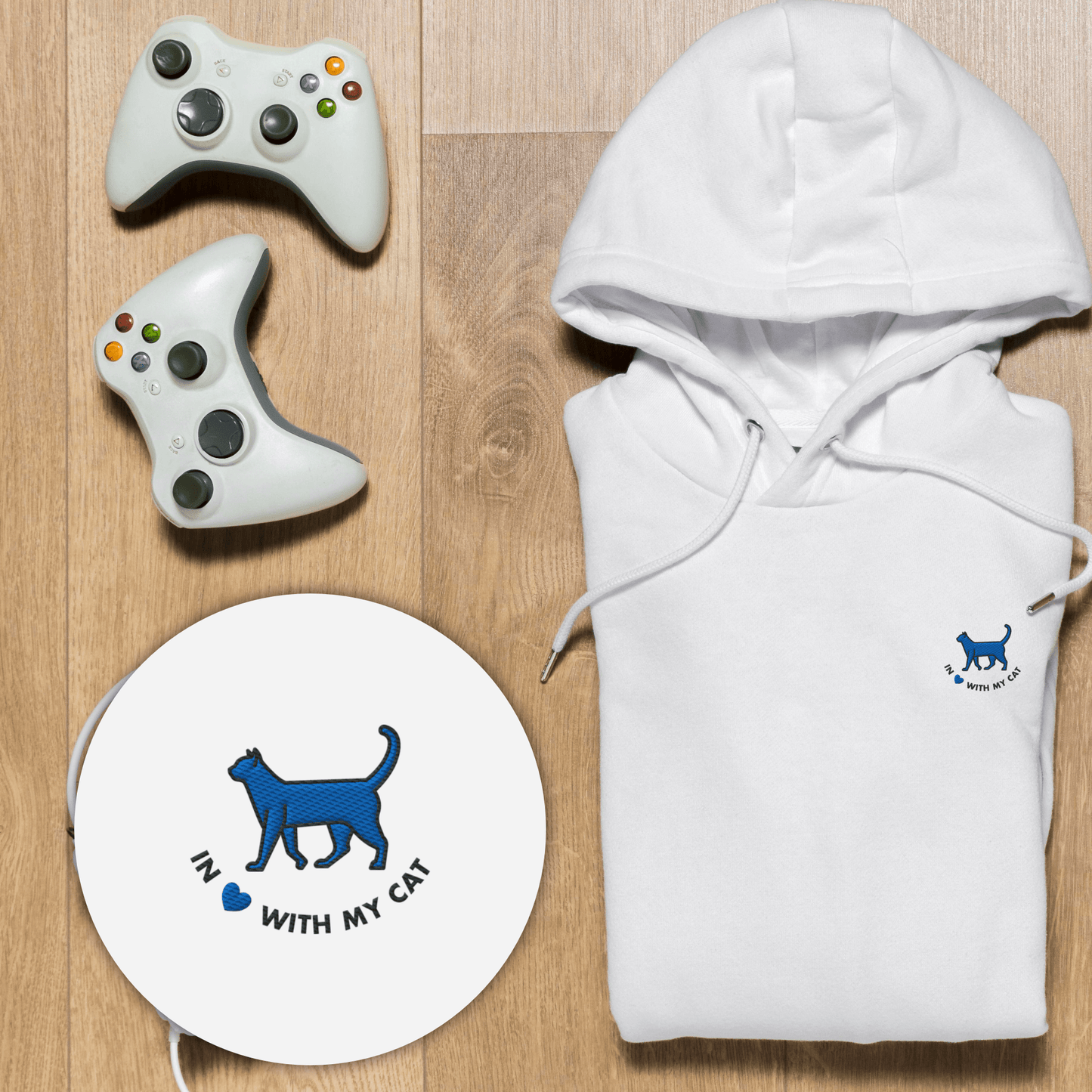 hoodie-weiß-nachhaltig-bio-baumwolle-statement-spruch-katzendesign-katzenmotiv-bestickt