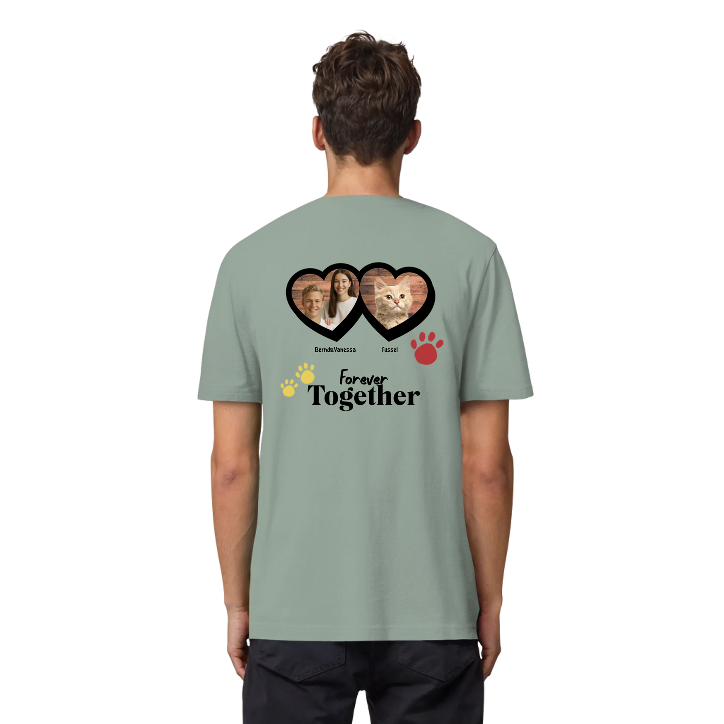 personalisierbares-t-shirt-mit-katze-und-herzen-für-katzenfans