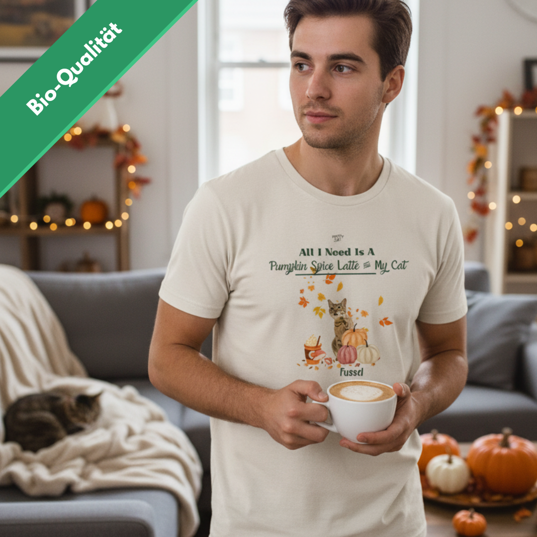 pumkin-spice-katze-t-shirt-bio-personalisierbar-herren