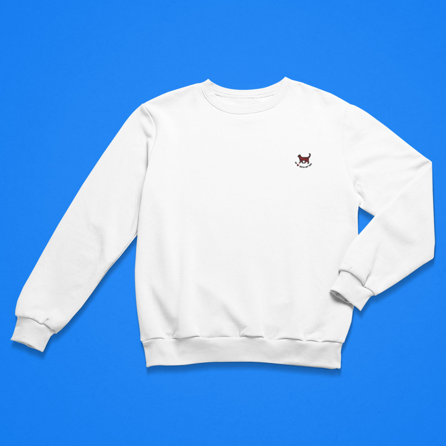 sweatshirt-bestickt-katzenmotiv
