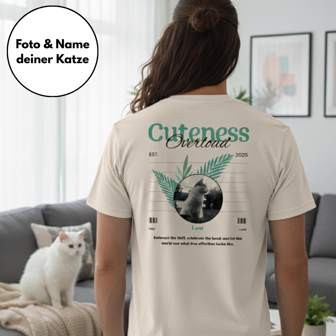 "Cuteness Overload" T-Shirt Unisex personalisierbar