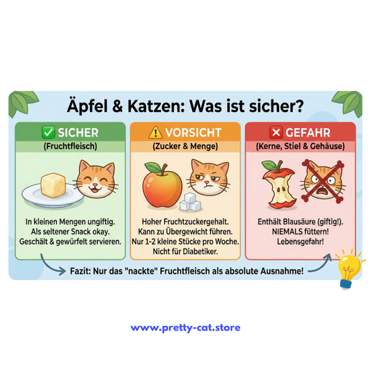 Dürfen Katzen Äpfel essen?