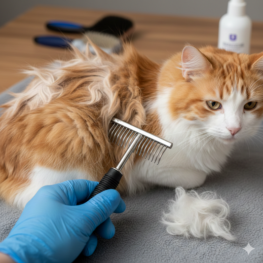 So entfernen Sie Verfilzungen aus dem Fell Ihrer Katze: Ein sanfter Ratgeber