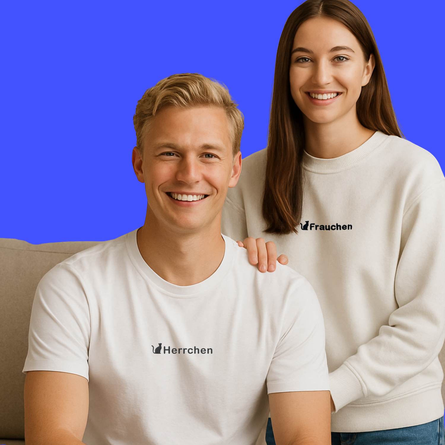 Coole T-Shirts mit Print oder Bestickung in Bio-Qualität