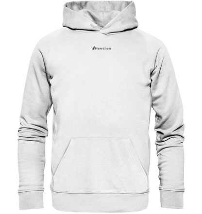 Hoodie bestickt mit Katze und Statement Spruch "Herrchen"