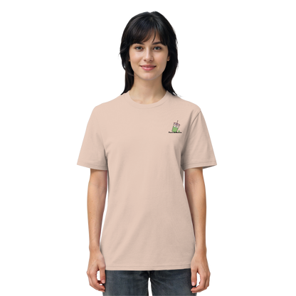 Personalisierbares Unisex T-Shirt "Paws & Matcha"