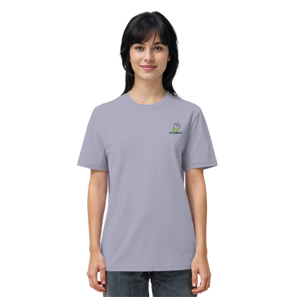 Personalisierbares Unisex T-Shirt "Paws & Matcha"
