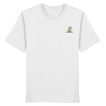 Personalisierbares Unisex T-Shirt "Paws & Matcha"