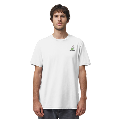 Personalisierbares Unisex T-Shirt "Paws & Matcha"