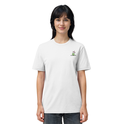 Personalisierbares Unisex T-Shirt "Paws & Matcha"