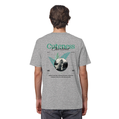 Personalisierbares Unisex T-Shirt mit Katze "Cuteness Overload"