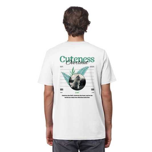 Personalisierbares Unisex T-Shirt mit Katze "Cuteness Overload"