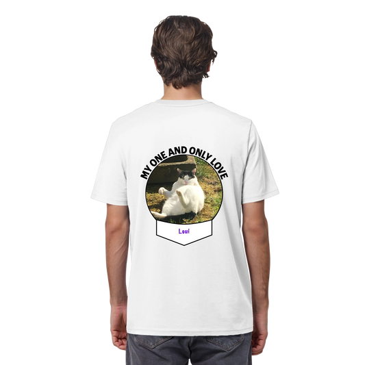 Personalisierbares T-Shirt mit Katze & Spruch "My One And Only Love" - Geschenkidee für Katzenfans
