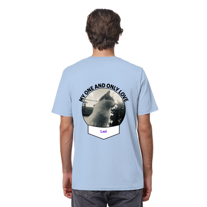 Personalisierbares T-Shirt mit Katze & Spruch "My One And Only Love" - Geschenkidee für Katzenfans