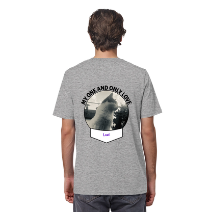 Personalisierbares T-Shirt mit Katze & Spruch "My One And Only Love" - Geschenkidee für Katzenfans