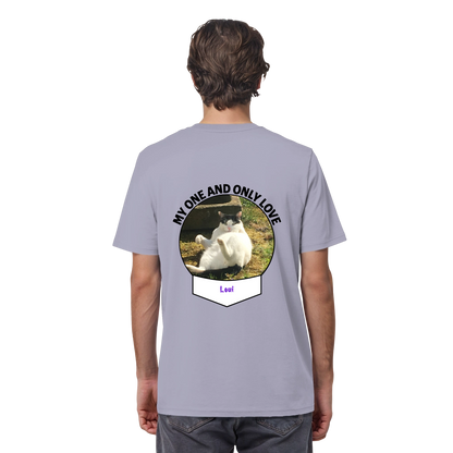 Personalisierbares T-Shirt mit Katze & Spruch "My One And Only Love" - Geschenkidee für Katzenfans