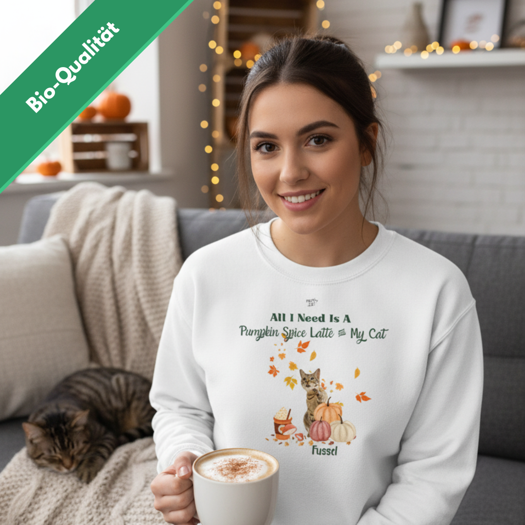 pumkin-spice-katze-sweatshirt-damen-weiß-bio-personalisierbar