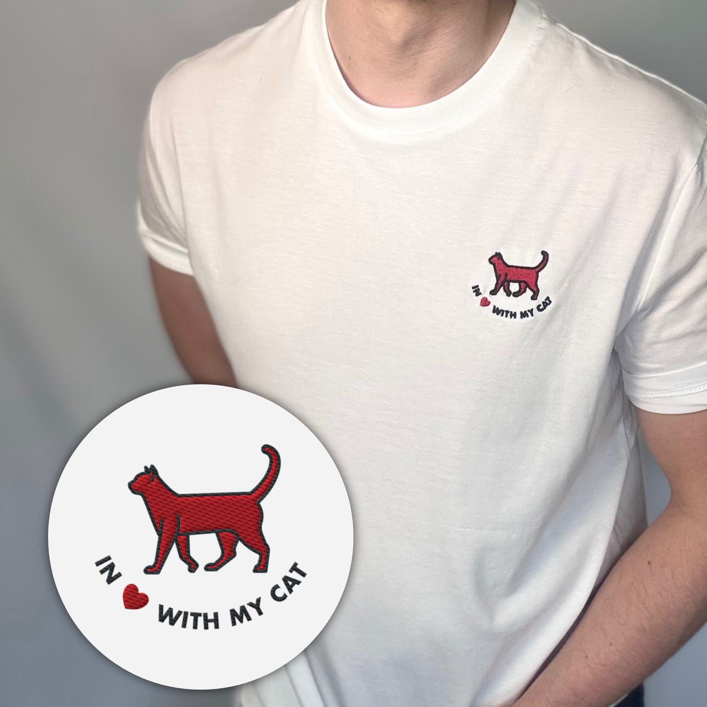 t-shirt-bestickt-katzenmotiv-man-lupenansicht-inlovewithmycat