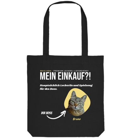 Tote Bag Katzen Leckerli-Lieferservice Miezando personalisierbar