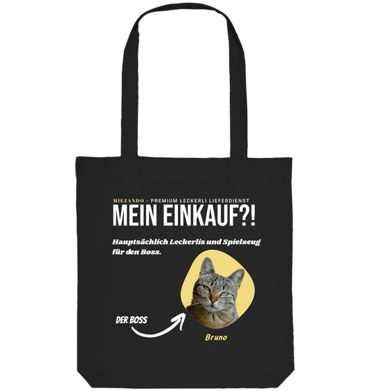 Tote Bag Katzen Leckerli-Lieferservice Miezando personalisierbar