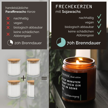 Lustige Duftkerze | Alle elf Minuten verliebt sich ein Single in seine Katze.